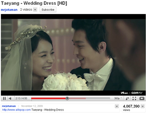 Taeyang Youtube Wedding Dress