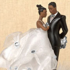 Ty Wilson African American Couple Cake Top