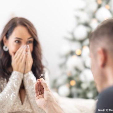 holiday proposal, engagement during holidays, unique proposal, romantic proposal moments, holiday engagement